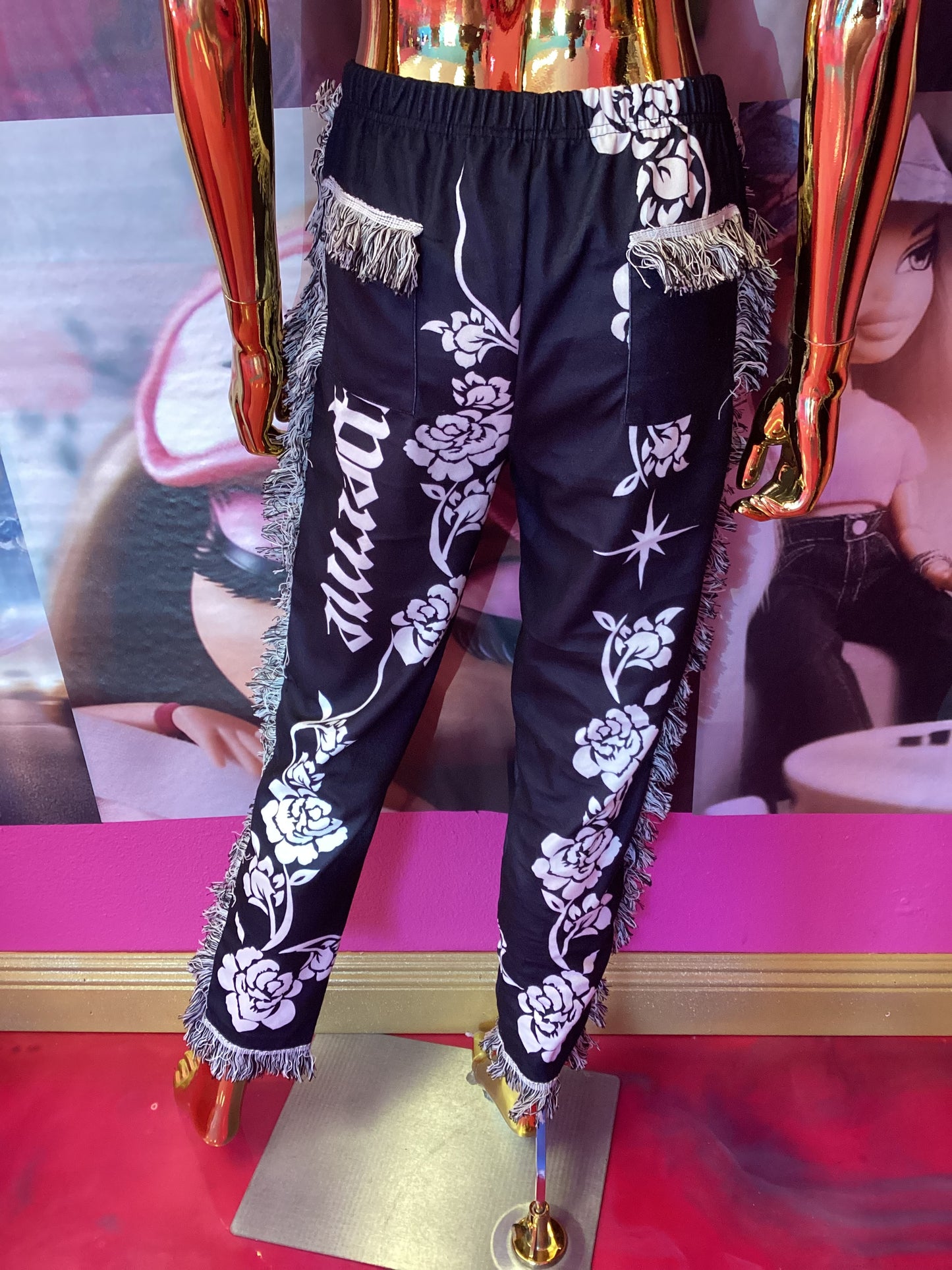 Envy Me Fringed Jogger Pants
