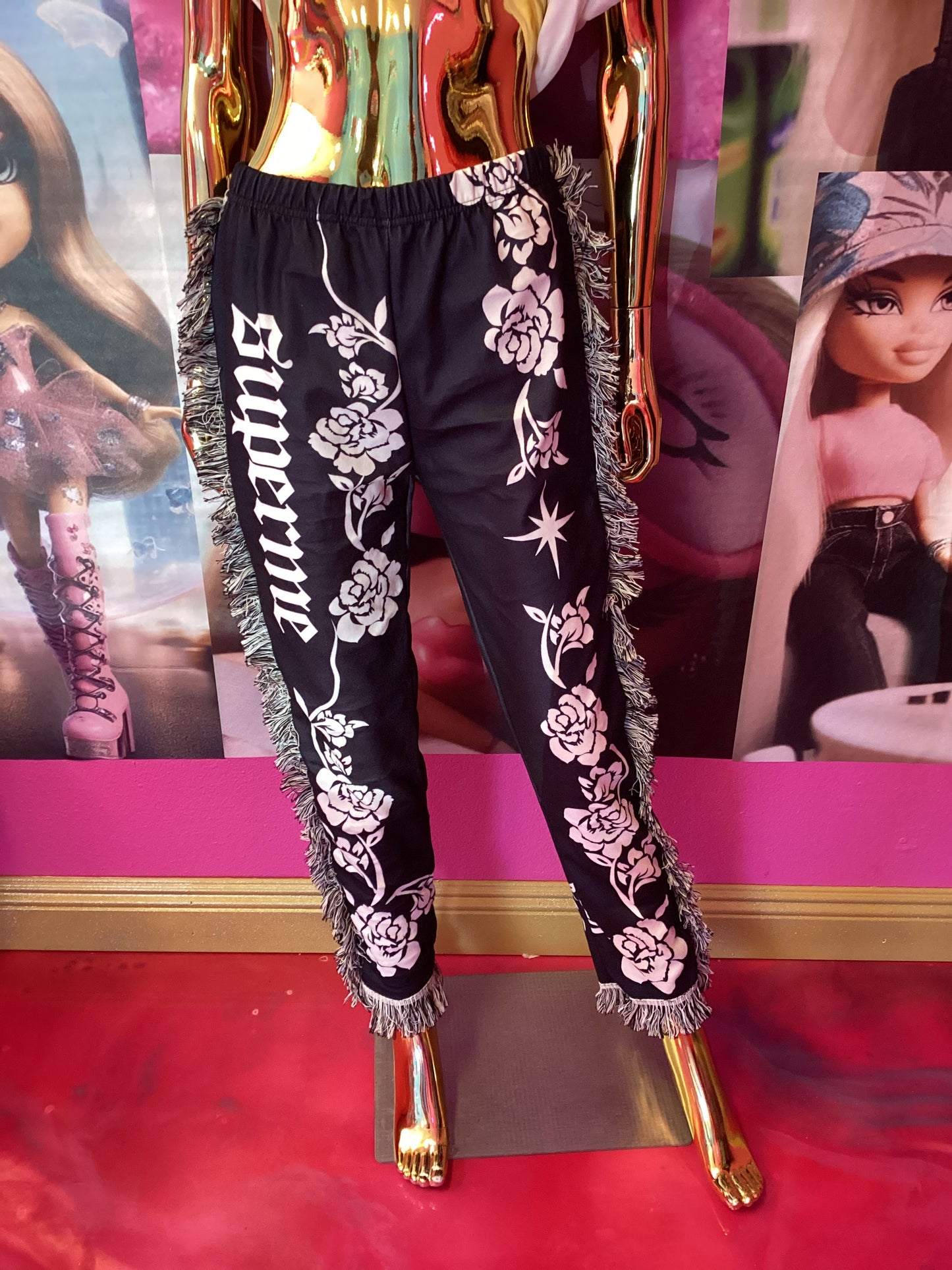 Envy Me Fringed Jogger Pants