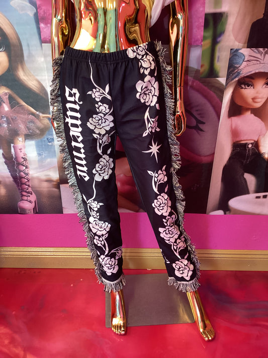 Envy Me Fringed Jogger Pants