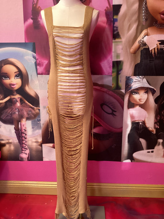 Tan Cover Up Dress